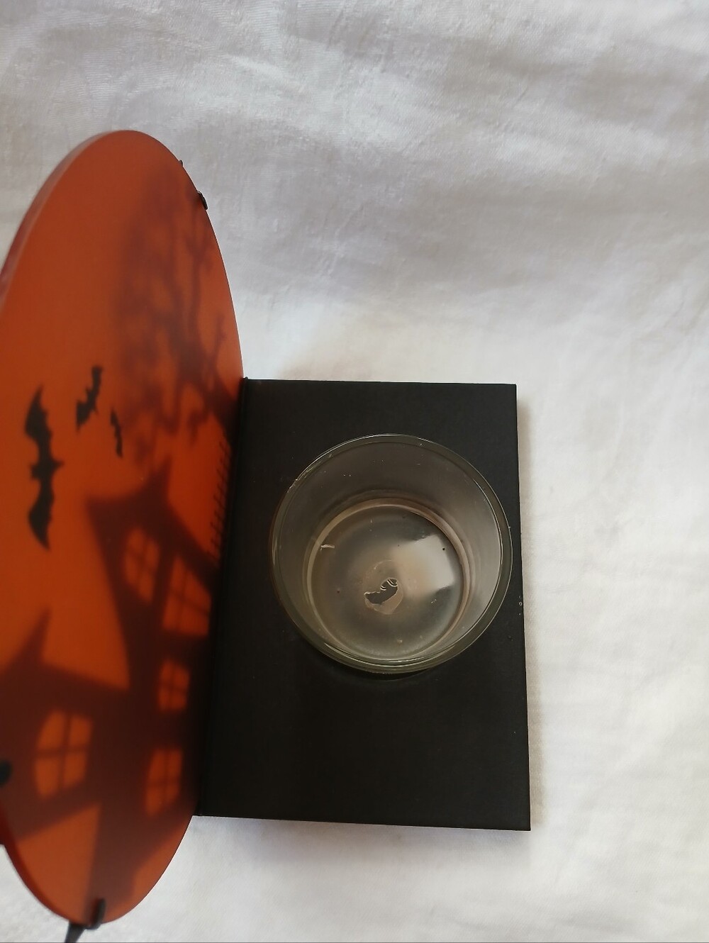 PartyLite Halloween Luminary Black Metal Votive Holder - Picture 9 of 11